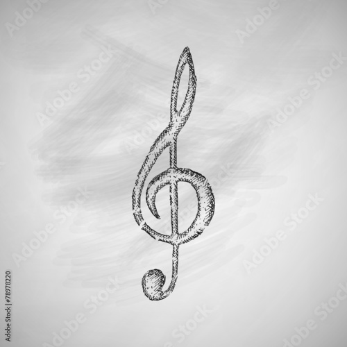 treble clef icon