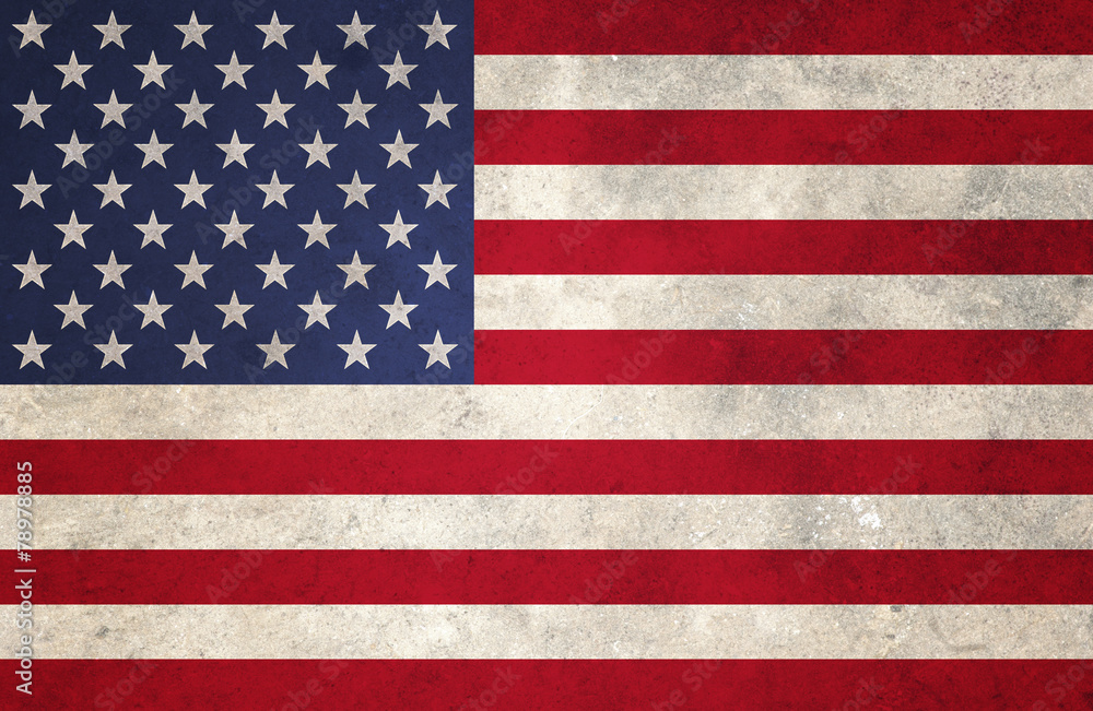 Fototapeta premium Grunge USA Flag