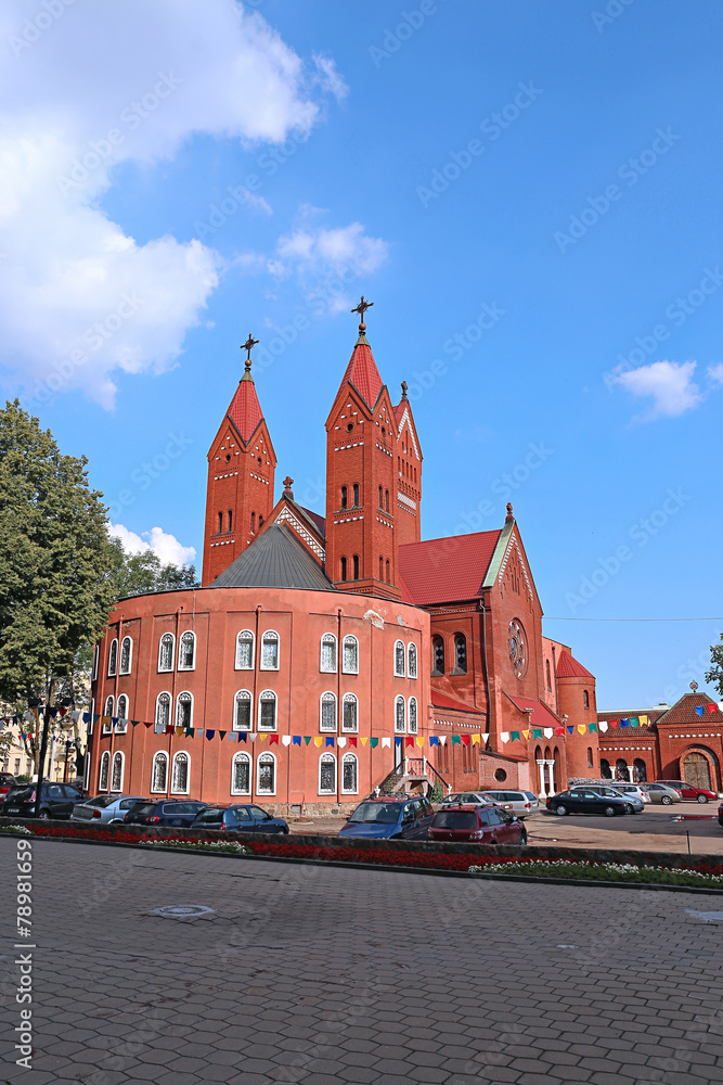 Fototapeta premium Church of St. Simeon and St. Elena in Minsk