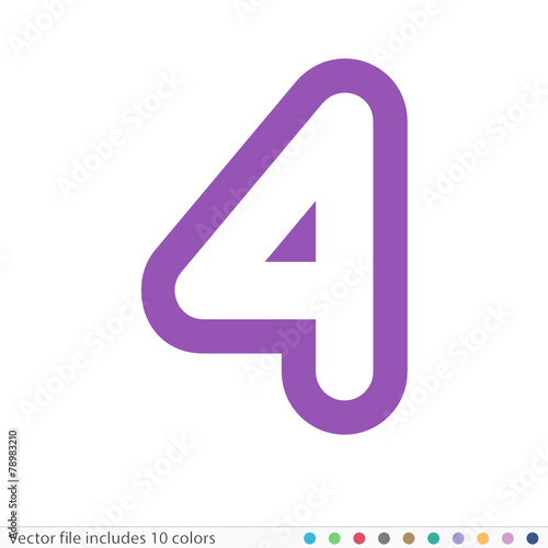 Sticker Icon - Vector file includes all colors