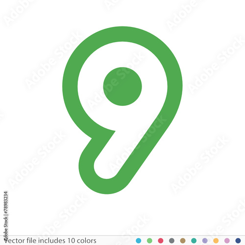Sticker Icon - Vector file includes all colors