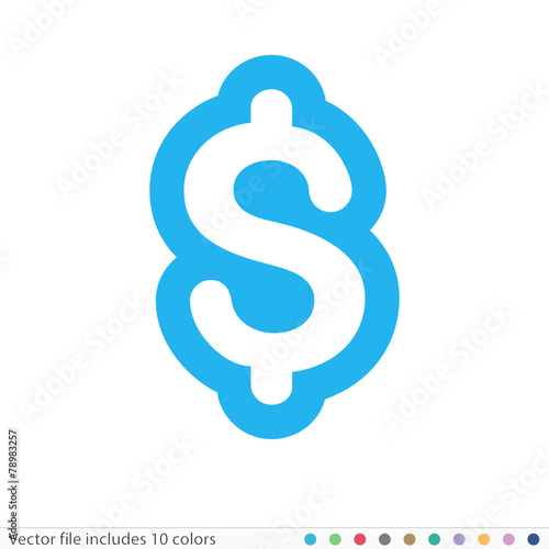 Sticker Icon - Vector file includes all colors