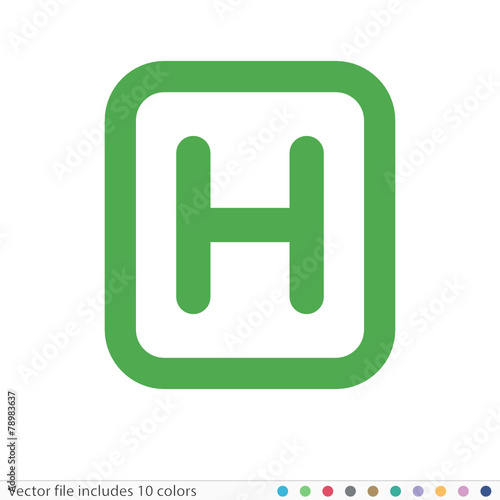 Sticker Icon - Vector file includes all colors