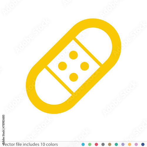 Sticker Icon - Vector file includes all colors