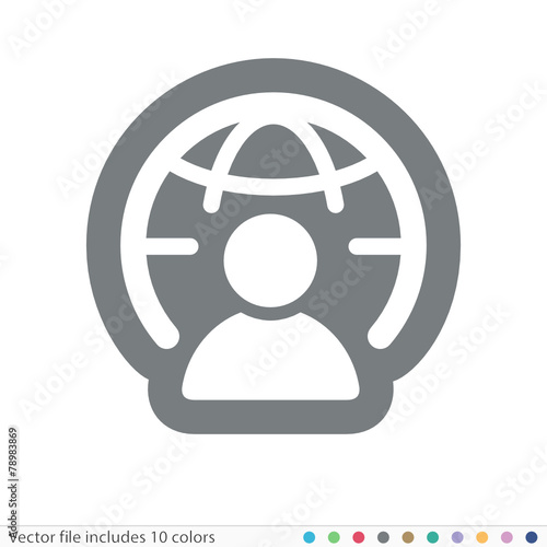 Sticker Icon - Vector file includes all colors