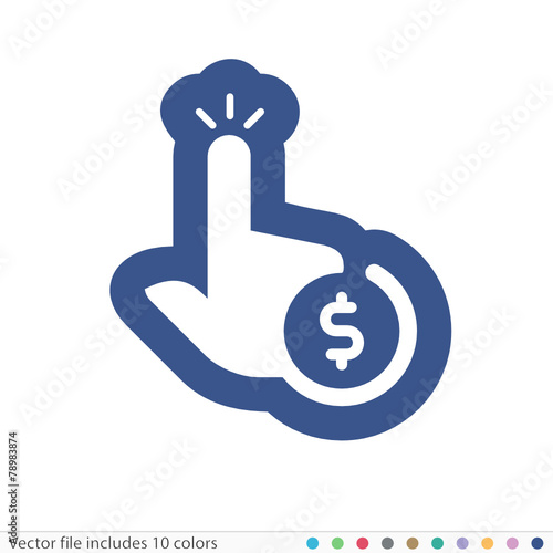 Sticker Icon - Vector file includes all colors