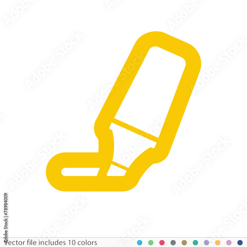 Sticker Icon - Vector file includes all colors