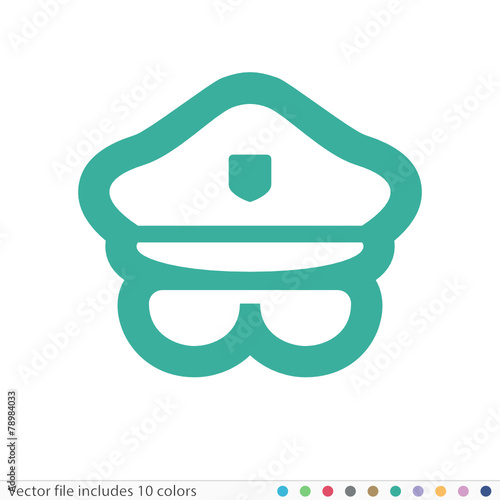 Sticker Icon - Vector file includes all colors