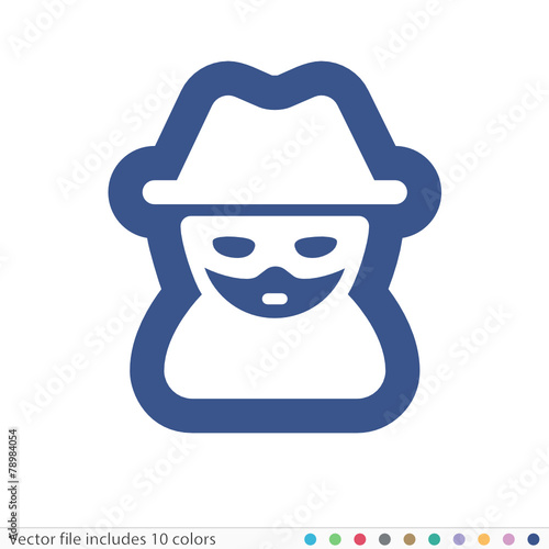 Sticker Icon - Vector file includes all colors