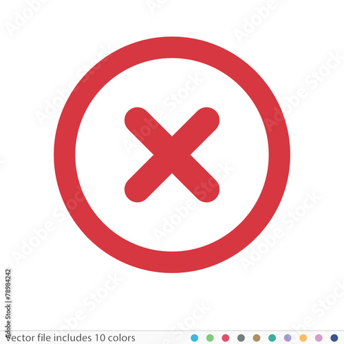 Sticker Icon - Vector file includes all colors