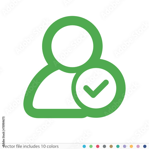 Sticker Icon - Vector file includes all colors