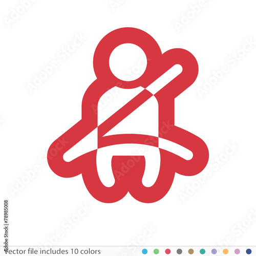 Sticker Icon - Vector file includes all colors
