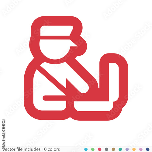 Sticker Icon - Vector file includes all colors