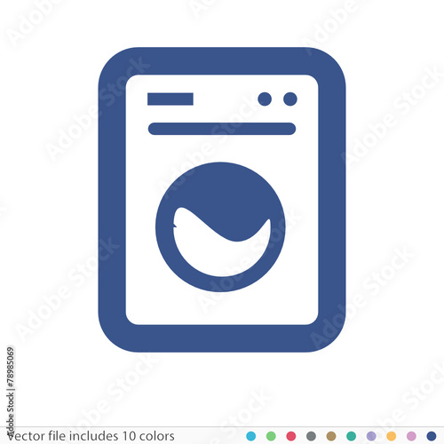 Sticker Icon - Vector file includes all colors