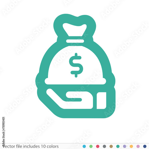 Sticker Icon - Vector file includes all colors
