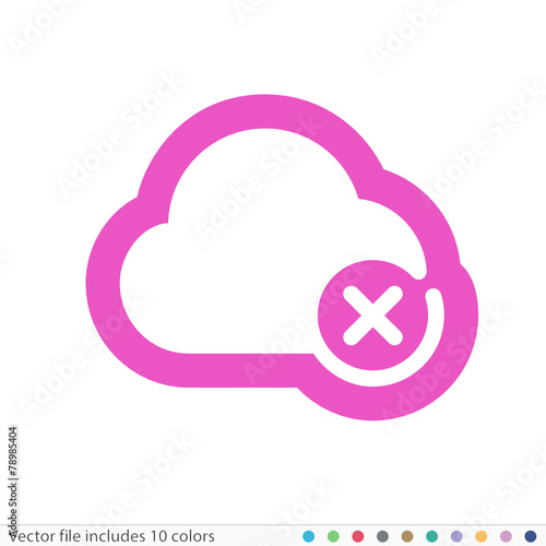 Sticker Icon - Vector file includes all colors