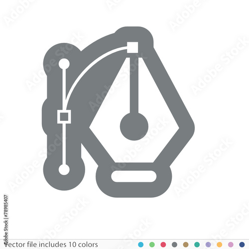 Sticker Icon - Vector file includes all colors