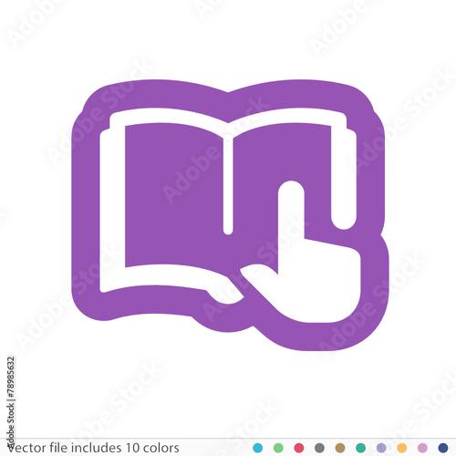 Sticker Icon - Vector file includes all colors