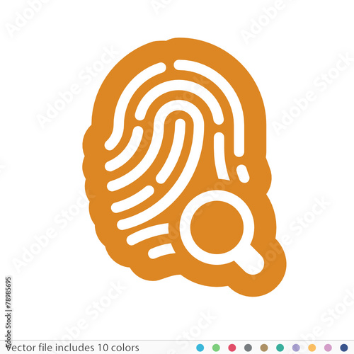 Sticker Icon - Vector file includes all colors