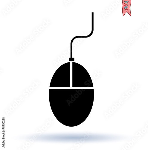 Vector computer mouse icon