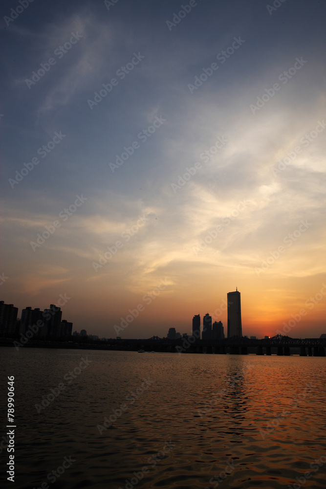 Naklejka premium 풍경이미지