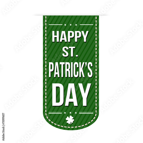 Happy St. Patrick's Day banner design