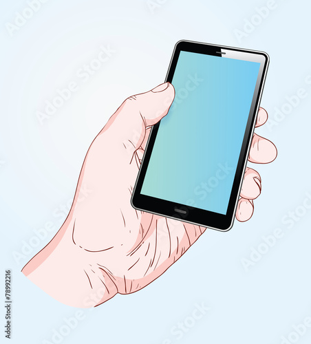 tablet pc computer and smart phone , Vector Illustration.
