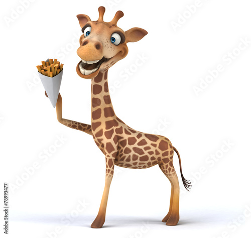 Fun giraffe