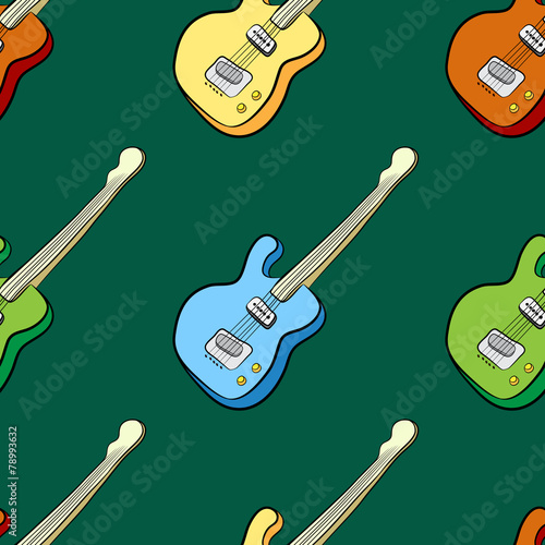 Music seamless pattern