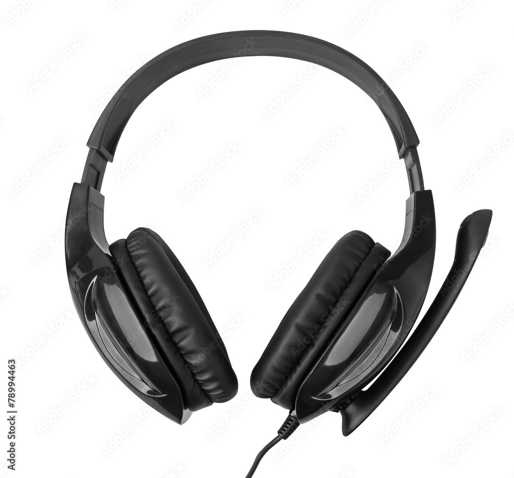 Headphones with a microphone Headphones with a microphone