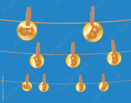 Money bitcoin washing