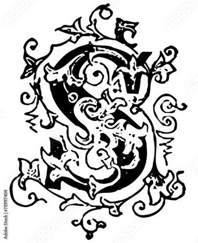 Vintage Floral Alphabet