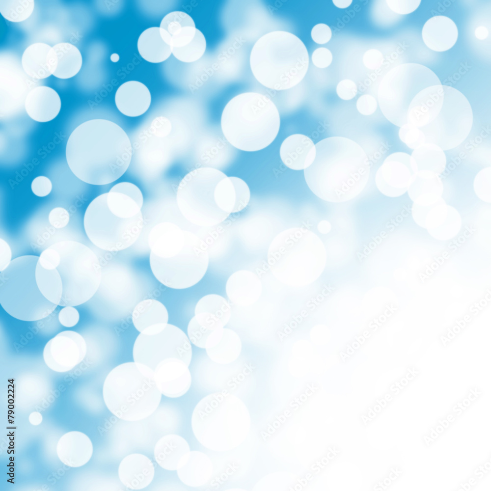 Abstract blue bokeh background Abstract blue bokeh background