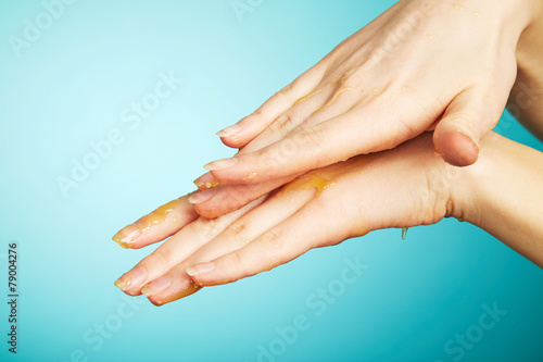 Female hands