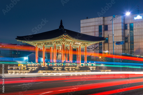 Bell Pavilion at Hwaseong Fortress © Joshua Davenport