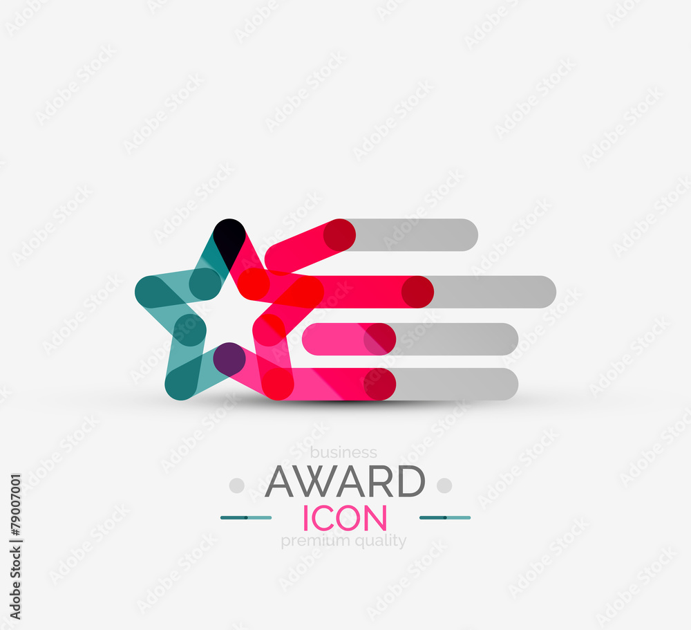 Award icon, logo. Award icon, logo.