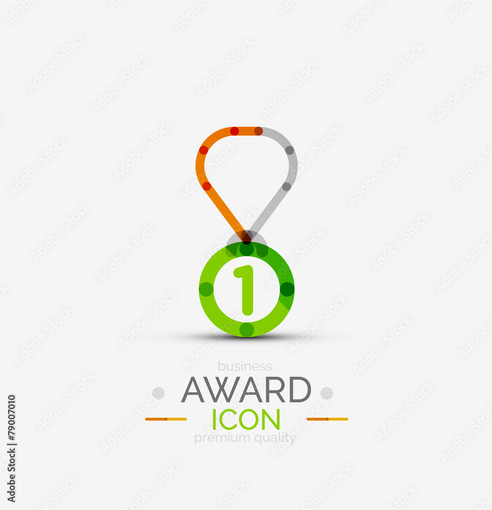 Award icon, logo. Award icon, logo.