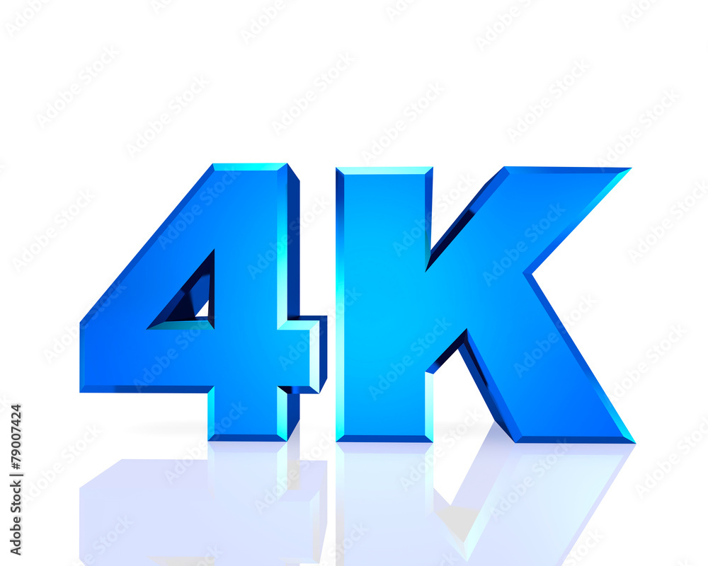4K UltraHD TV icon isolated on white background 4K UltraHD TV icon isolated on white background