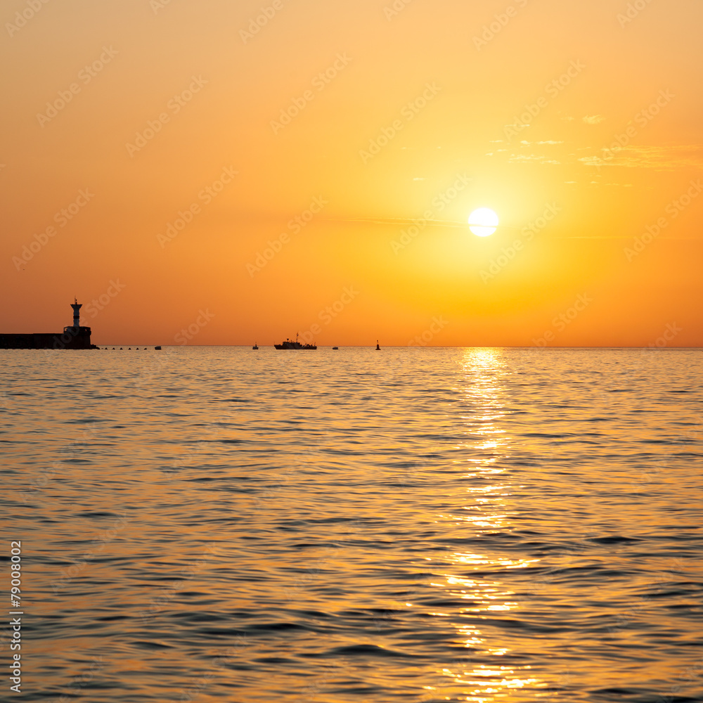 Boat sailing on the sea Boat sailing on the sea