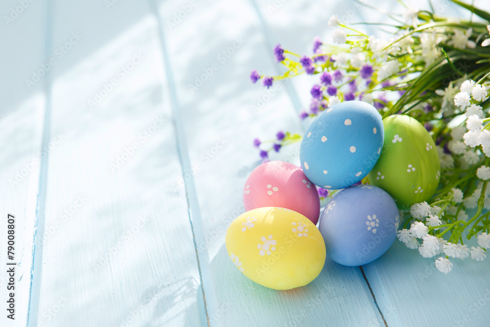 Easter Eggs - obrazy, fototapety, plakaty 