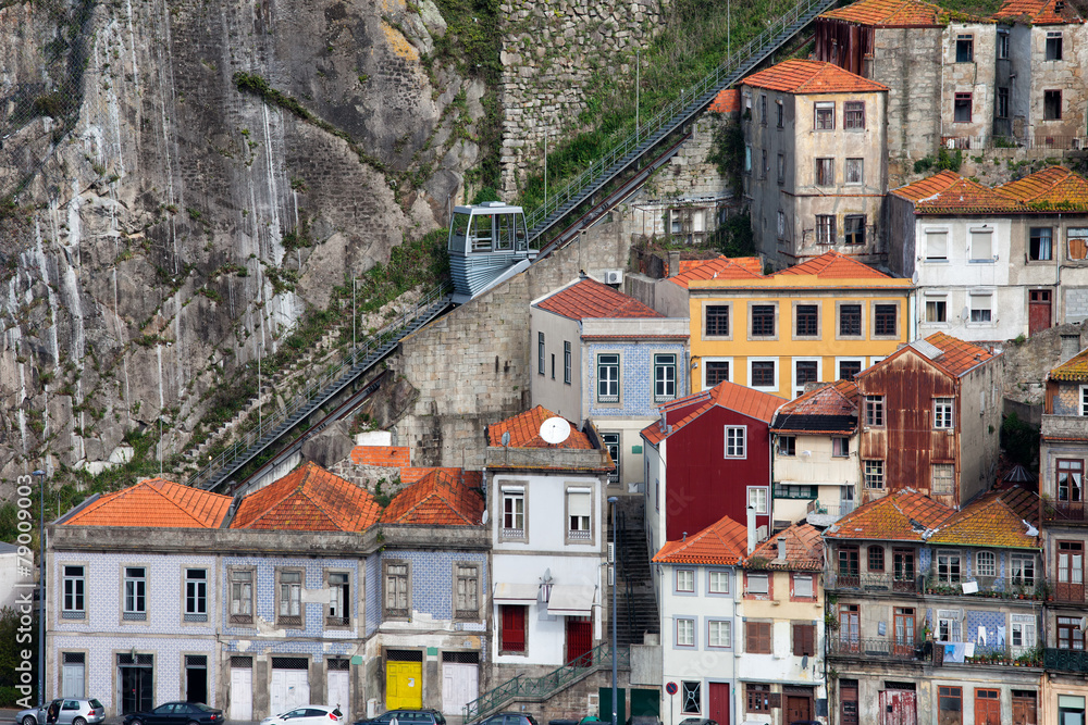 Funicular dos Guindais in Porto