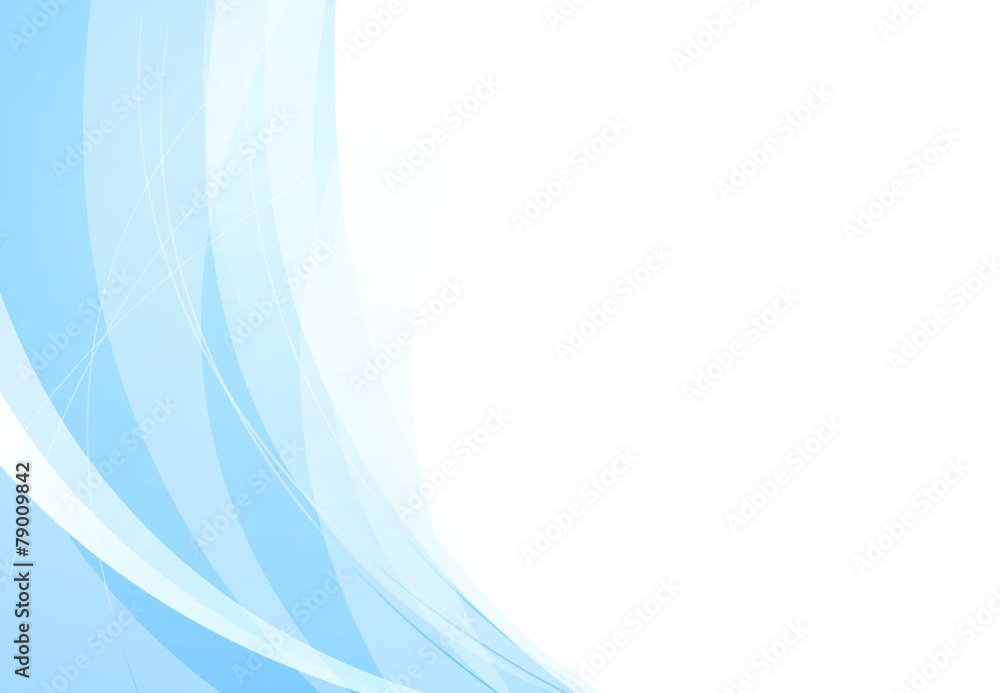 Abstract elegant background with blue waves