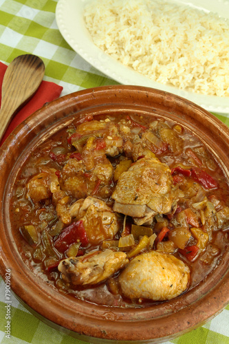 poulet basquaise