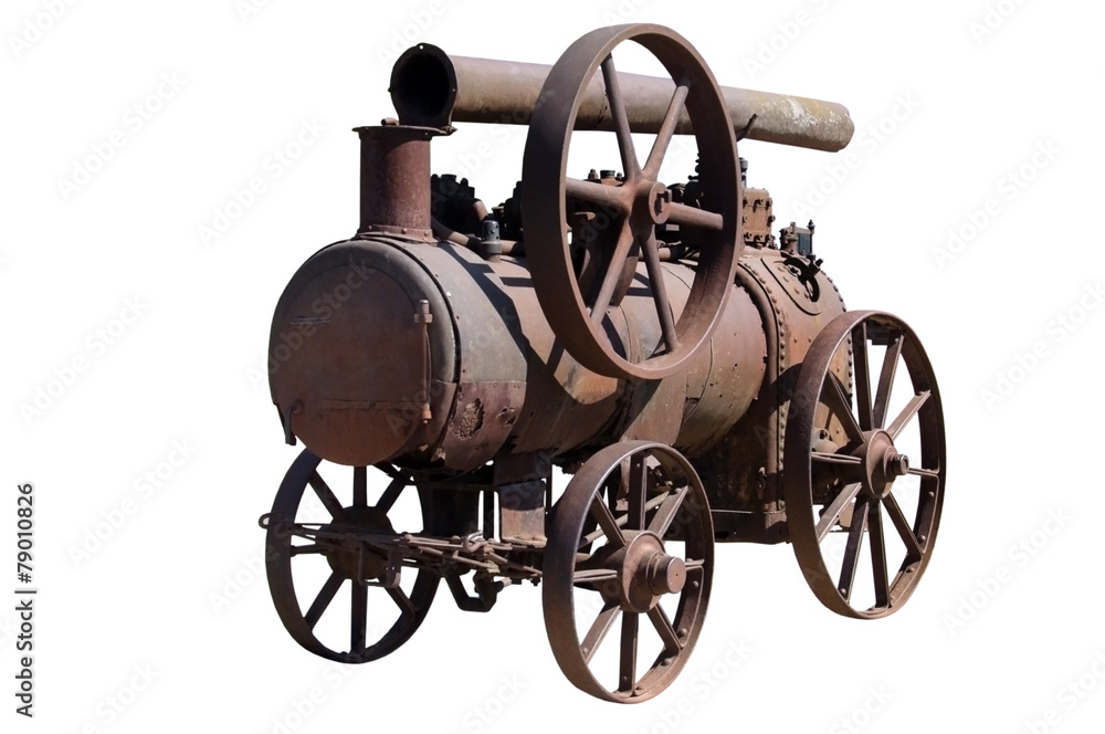 machine by a steam engine