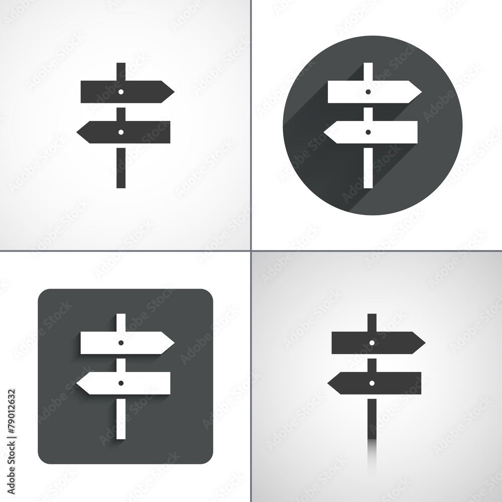 Wooden Arrow icons. Set elements for design. Wooden Arrow icons. Set elements for design.