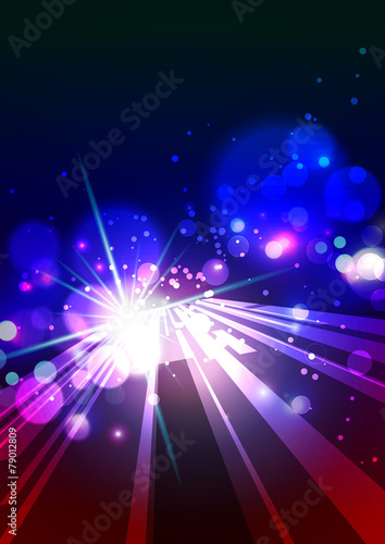 Abstract Lines with Light Vector Background