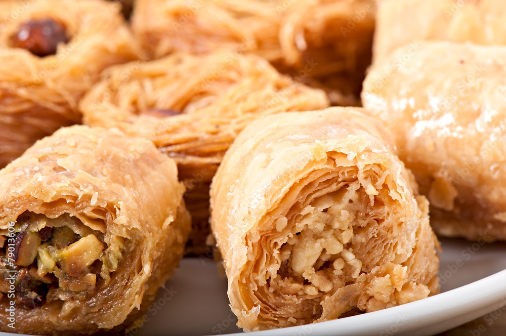 Eastern dessert baklawa Eastern dessert baklawa