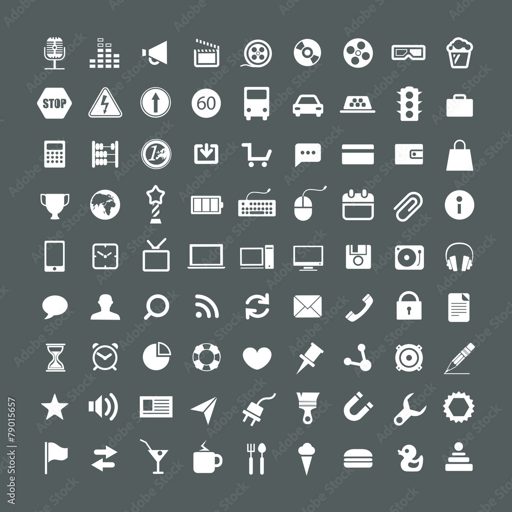 Web application icons collection Web application icons collection