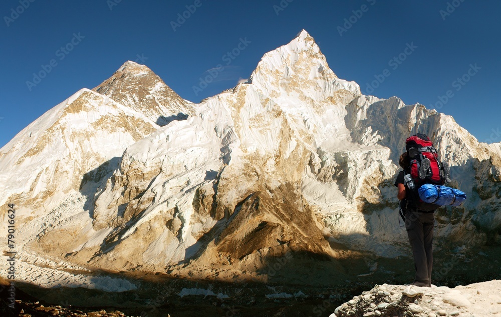 panoramic view of Mount Everest