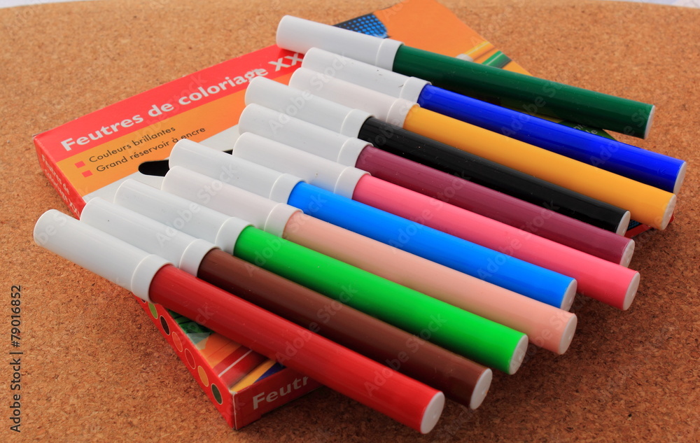 Feutres de coloriage Stock Photo | Adobe Stock